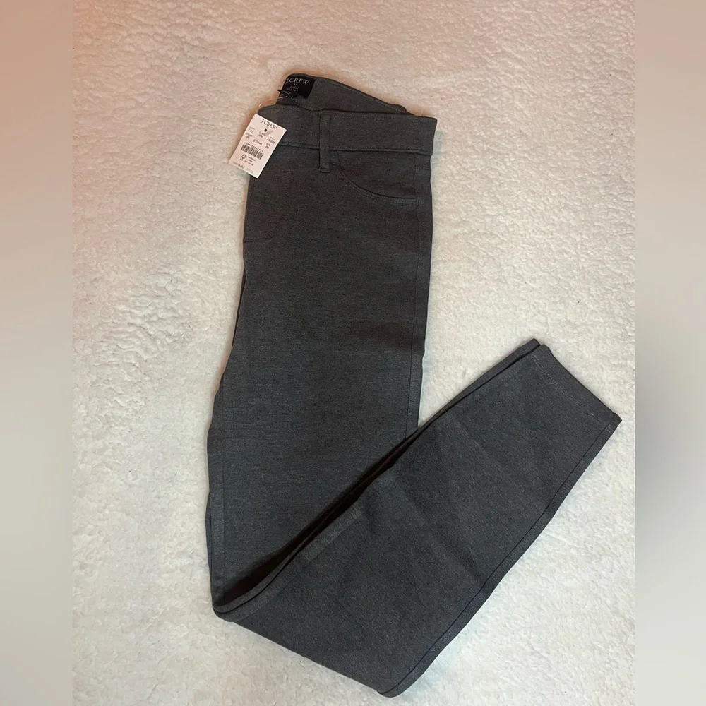 J. Crew NWT Grey‎ Gigi Ponte Pants Size 0P